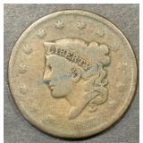 1837 Large Cent U.S. Coin