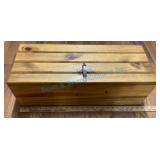 Wooden Storage Box With Dividers