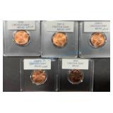 Modern Lincoln Cents (2004-2008) in MS-63