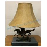 Equestrian Theme Table Lamp