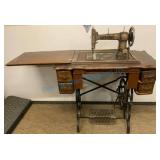 Antique Treadle Sewing Machine