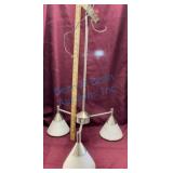 Mid-Century Three-Light Pendant Fixture