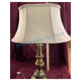 Hexagonal Shade Grass Lamp, 48 Inches High