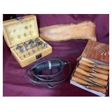 Dremel Tool with Accessories and Carving Set