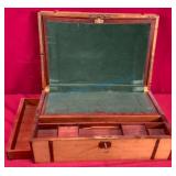 19th-Century Wooden Lap Desk