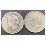 1922 and 1922-D Peace Silver Dollars