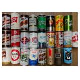25 Old Beer Cans