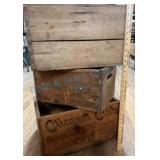 Clicquot Club Wooden Box Lot