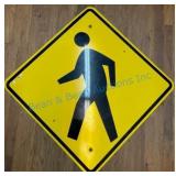 Pedestrian Crossing Sign, 40' x 40'