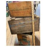 Canada Dry Wooden Bottle Crates