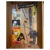 Wood and Plastic Crates with Tools