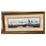 Signed and Numbered Native Scene Artwork