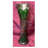Northwood Carnival Glass Vase, 12 Inches