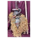 Vintage African Mask, 30 Inches High