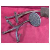Early Cast-Iron Buggy Steps, Pair