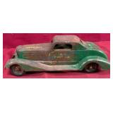 Pressed Steel Green Police Toy Car