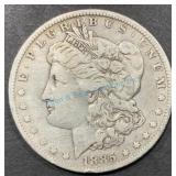 1885 New Orleans Morgan Silver Dollar