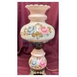 Hand-Painted Electrified Table Lamp