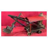 Early Heavy Steel Toy Steam Shovel