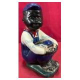 Concrete Figurine of Sitting Boy