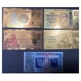 Zimbabwe Foil Banknotes