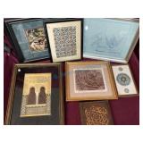 Framed Assorted Artwork Pieces With Global Themes