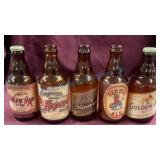 5 IRTP Steinie Beer Bottles