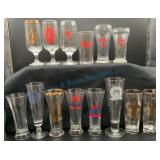 Coors Advertising Beer Glasses