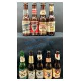 Nine Assorted Pony Bottles