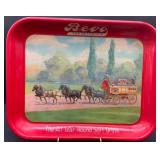 Prohibition Era Bevo Advertising Tray
