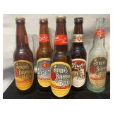 5 Vintage Stroh's Beer Bottles, IRTP