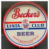 Becker's Uinta Club Beer Tray