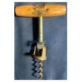 Anheuser-Busch Wooden Handle Corkscrew
