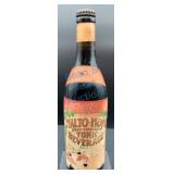Early Medicinal Tonic Bottle With Contents