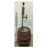 1937 Steel Tivoli Beer Keg With Tap (7 Gallon)