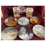 Bird Plates with Mahomes and Kelce Figures