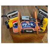 Dr Pepper Picnic Basket with Emergency Gear