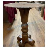 Repurposed Saw Blade Side Table