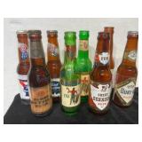 8 Pabst Pony Beer Bottles
