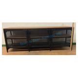 Metal and Wood Storage Cabinet