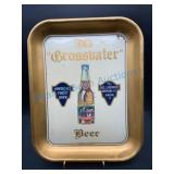 Old Grossvater Beer Advertising Tray