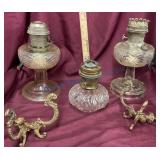 Hall Stand Hooks and Kerosene Lamps
