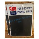 Dozen Metal Signs with Customizable Message