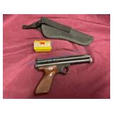 J.C. Higgins Model 25 Match Pistol with Accessorie