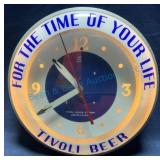 Early Tivoli Beer Advertising Bubba Clock