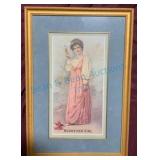 Pink Dress Budweiser Girl Lithograph, 1904