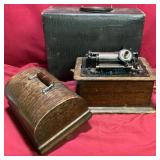 Oak Edison Cylinder Player with Cylinders