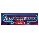 Vintage Pabst Blue Ribbon Beer Neon Sign, 36 In