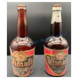 Early 1920s Vimalt Health Tonic Bottles
