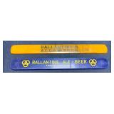 Ballantine Ale Foam Scrapers